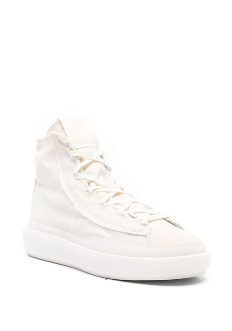 White Nizza distressed high-top sneakers - unisex Y-3 | ID2924WHT
