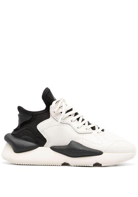 White and black Kaiwa panelled sneakers - unisex Y-3 | ID5430WHTBLK