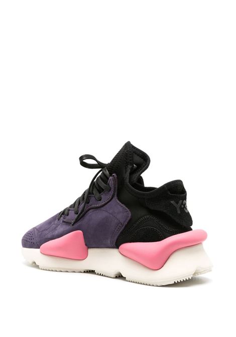 Sneakers Kaiwa chunky con inserti in nero e rosa - uomo Y-3 | IG0811BLKRDWHT
