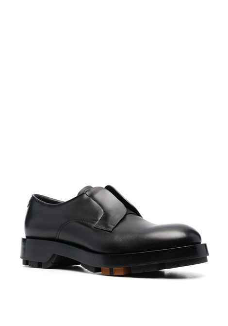 Black laceless Derby shoes - men ZEGNA | LHCLGA5463ZNER