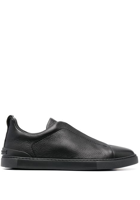 Black panelled sneakers - men ZEGNA | LHCVOS4667ZNEE
