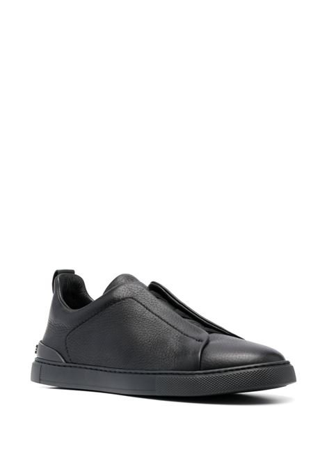 Black panelled sneakers - men ZEGNA | LHCVOS4667ZNEE