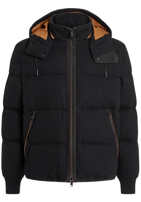 Puffer jacket in black - men ZEGNA | UAT48A102001