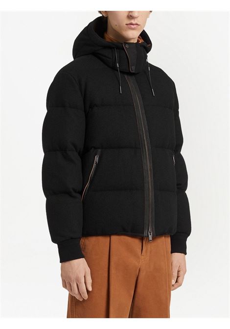 Puffer jacket in black - men ZEGNA | UAT48A102001