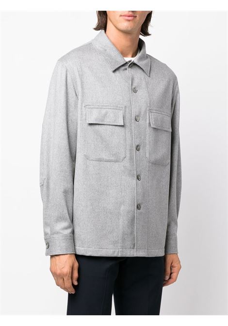 Giacca-camicia Alba in grigio - uomo ZEGNA | UAV46SOT6001
