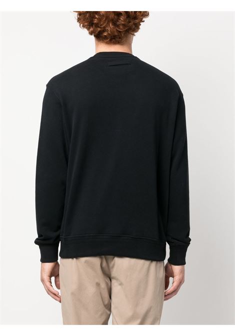 Black  logo-embroidered  sweatshirt - men ZEGNA | UC522A6C872K09