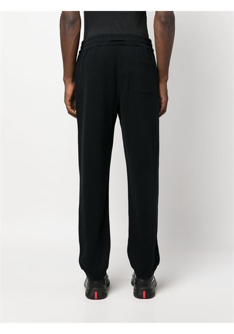 Pantaloni sportivi con stampa in nero - uomo ZEGNA | UC522A6CPA7K09