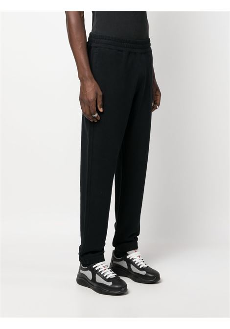 Pantaloni sportivi con stampa in nero - uomo ZEGNA | UC522A6CPA7K09
