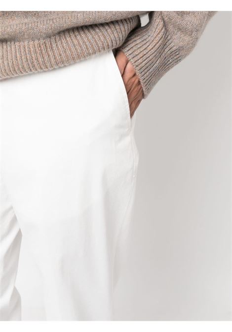 Pantaloni sartoriali slim in bianco - uomo ZEGNA | UCI17A6TR00997