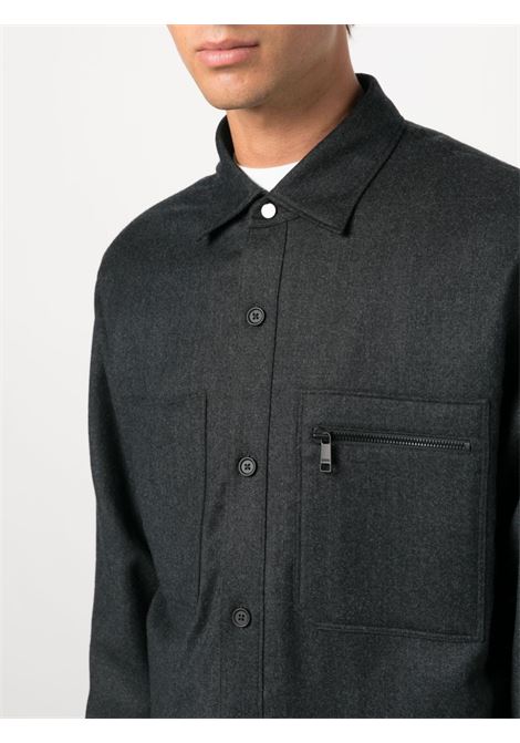 Long sleeve shirt in grey -men ZEGNA | UCV01A6SOTM2005