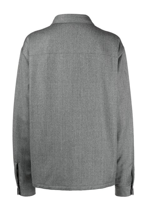 Camicia a maniche lunghe in grigio - uomo ZEGNA | UCV01A6SOTM2200