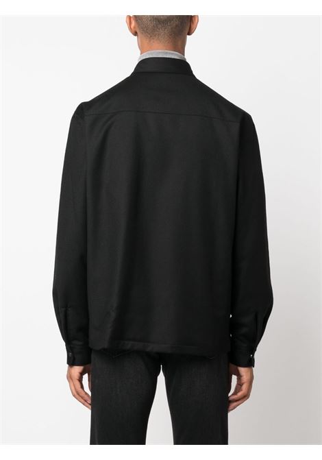 Long sleeve shirt in black -men ZEGNA | UCV01A6SOTM2290