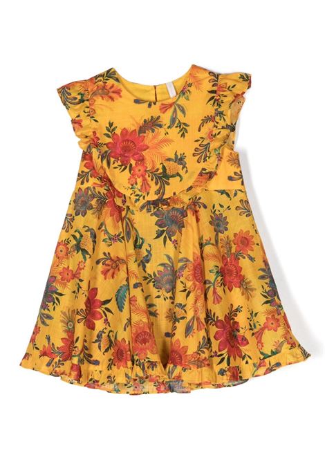 Abito con stampa ginger in giallo - bambina ZIMMERMANN kids | 7688DSS233YFL