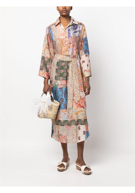 Multicolour paisley-print silk shirtdress - women ZIMMERMANN | 6782DSS231PTPS