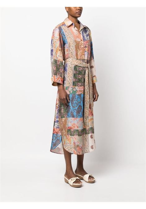 Multicolour paisley-print silk shirtdress - women ZIMMERMANN | 6782DSS231PTPS