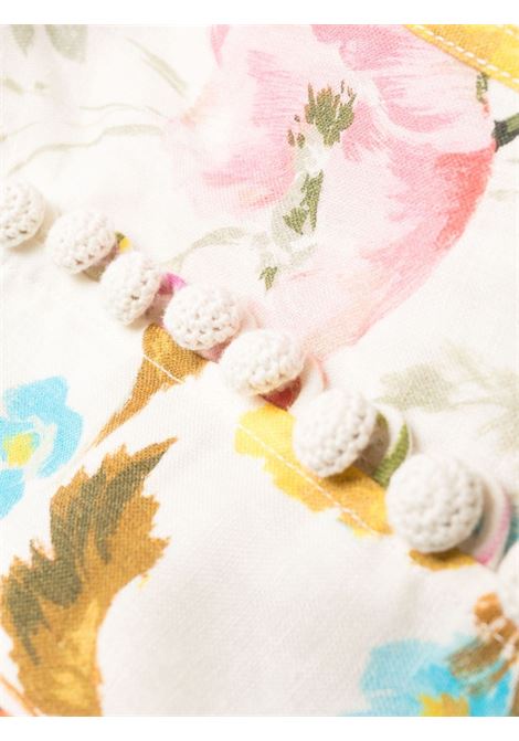 White Halcyon floral-print linen minidress - women ZIMMERMANN | 7179DSS235SPLI