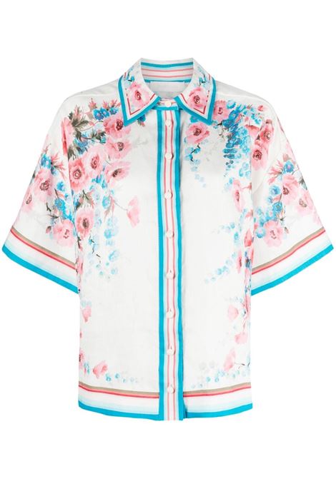 White Halcyon floral-print  shirt - women ZIMMERMANN | 7183TSS235PBFL