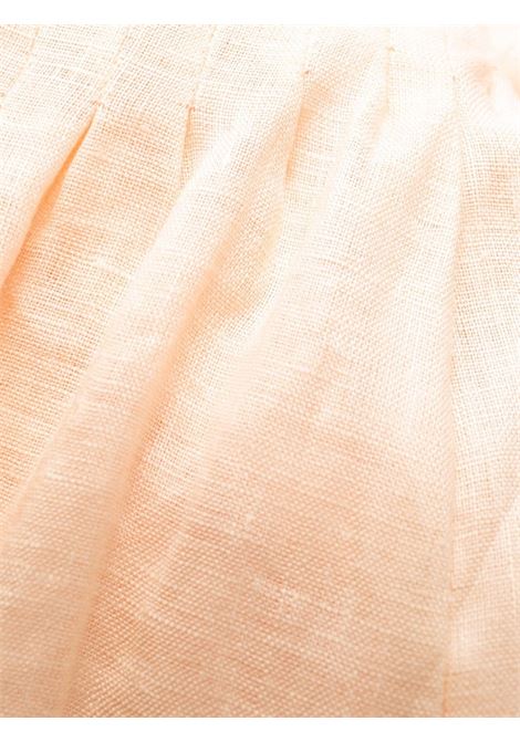 Light orange Devi halter tie midi dress - women  ZIMMERMANN | 7428DSS231SGEGLD