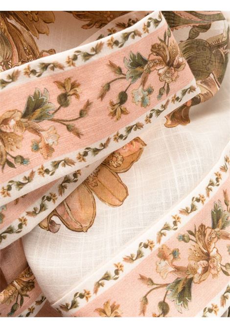 Pink Chintz floral-print cotton wrap minidress - women  ZIMMERMANN | 7493DSS234PKDF