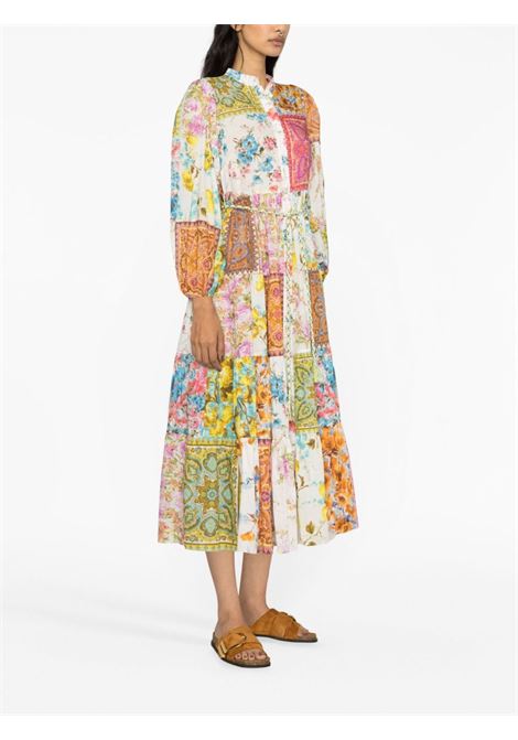 Multicolored patchwork floral-print dress - women  ZIMMERMANN | 7711DSS235MUL