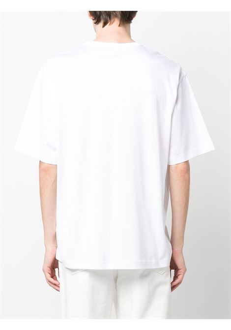 T-shirt con logo in bianco - unisex ACNE STUDIOS FACE | CL0206183