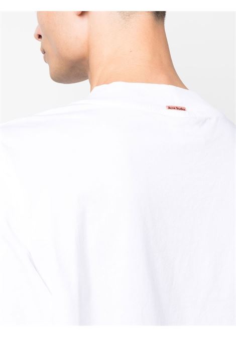 White short-sleeve T-shirt - unisex ACNE STUDIOS | CL0195183