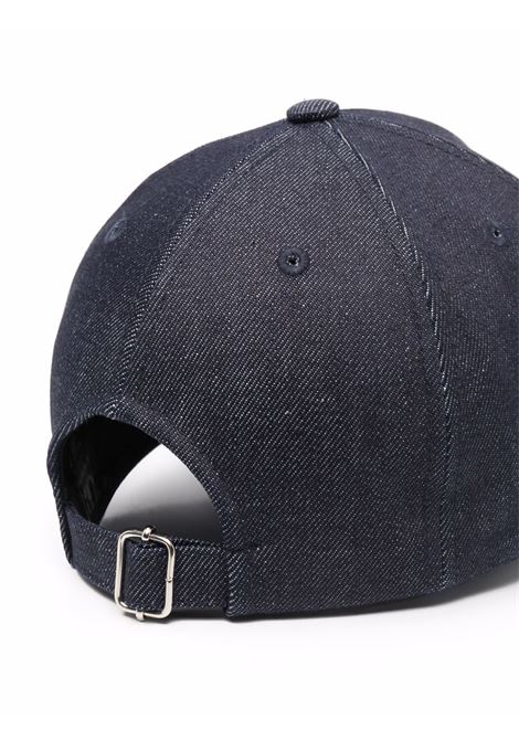 Cappello da baseball con stampa in blu - unisex A.P.C. | COCSXM24090IAI