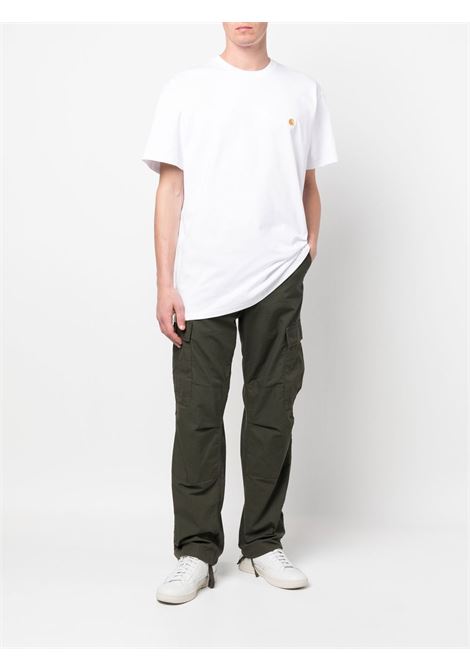 White Chase logo-embroidered T-shirt - men CARHARTT WIP | I02639100RXX