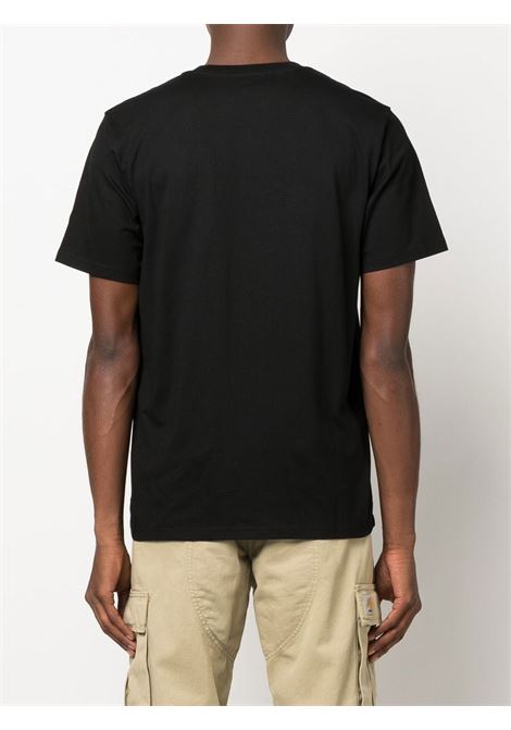 Black Pocket logo-patch T-shirt - men CARHARTT WIP | I03043489XX