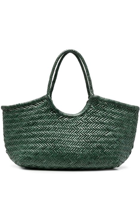 Green woven hand bag - women  DRAGON DIFFUSION | 8822FRST