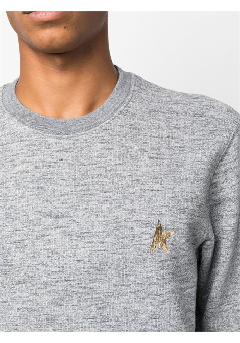 Grey One Star long-sleeve sweatshirt - men  GOLDEN GOOSE | GMP01223P00052260311