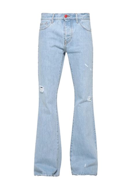 Light blue straight-leg jeans - men  MOTR | MTFW23PA140128241815