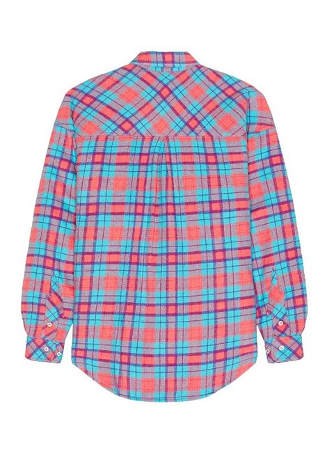 Multicolored check-design shirt - men  MOTR | MTFW23SR043908351835