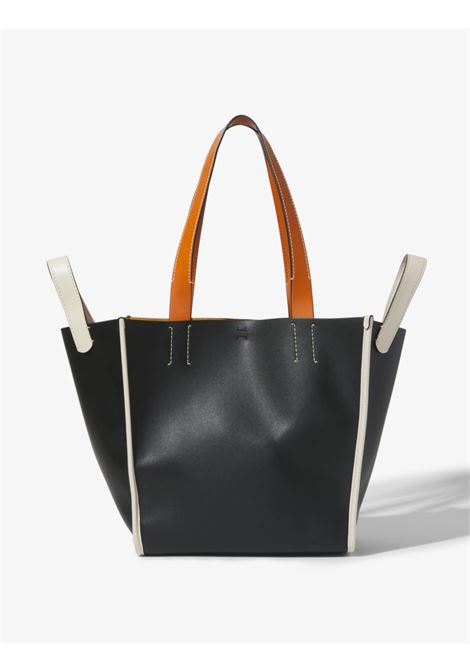 Black, white and brown merser tote bag - women  PROENZA SCHOULER WHITE LABEL | WB221007001