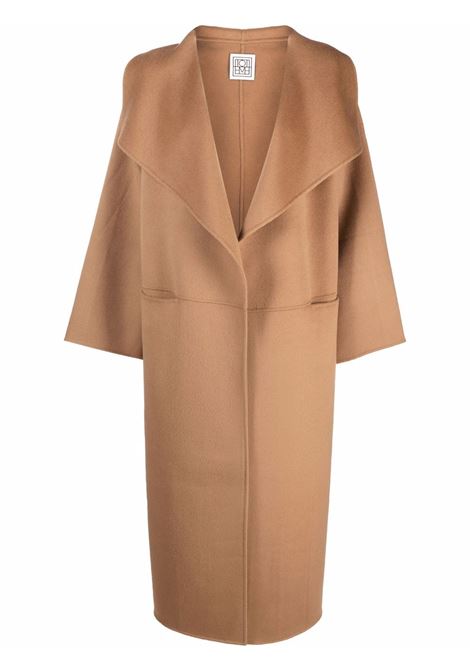 Cappotto oversize in beige - donna TOTEME | 211110717835