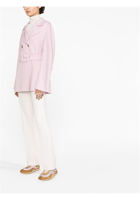 Giacca doppiopetto con cintura in vita in rosa - donna 'S MAXMARA | 2320810337600001