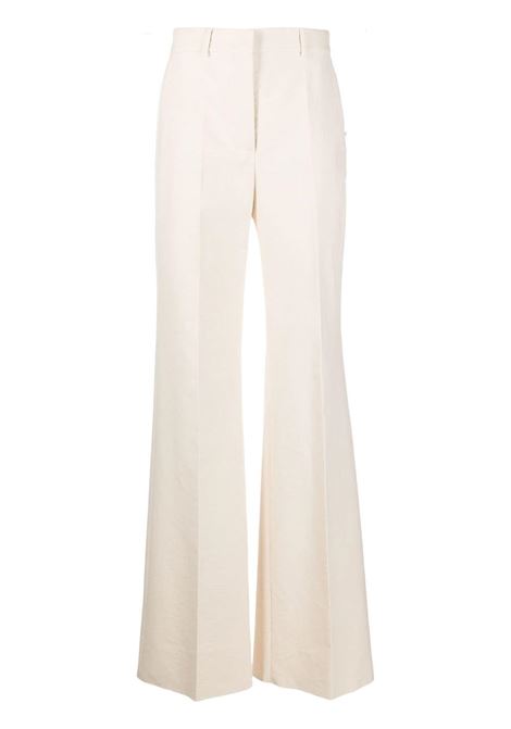 Beige flared-leg cotton trousers - women 'S MAXMARA | 2321310437600003