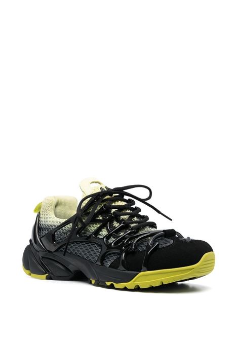 Black panelled-design low-top sneakers - men 44 LABEL GROUP | B0030179FA188P210