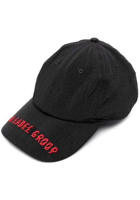Black embroidered-logo baseball cap - men 44 LABEL GROUP | B0030308FA282213