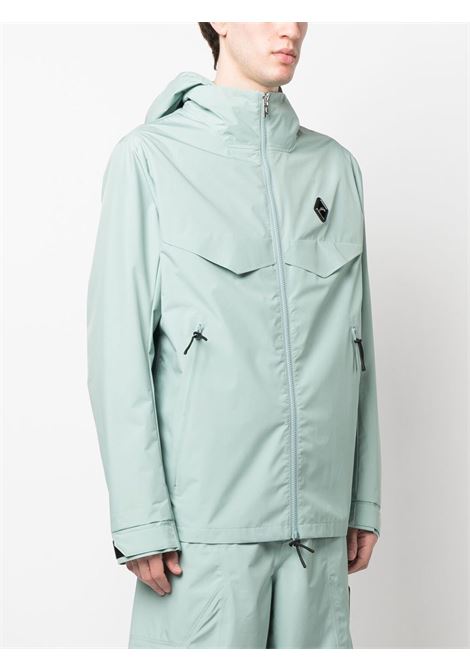 Green logo check print jacket - men A-COLD-WALL* | ACWMO144SMKGRN