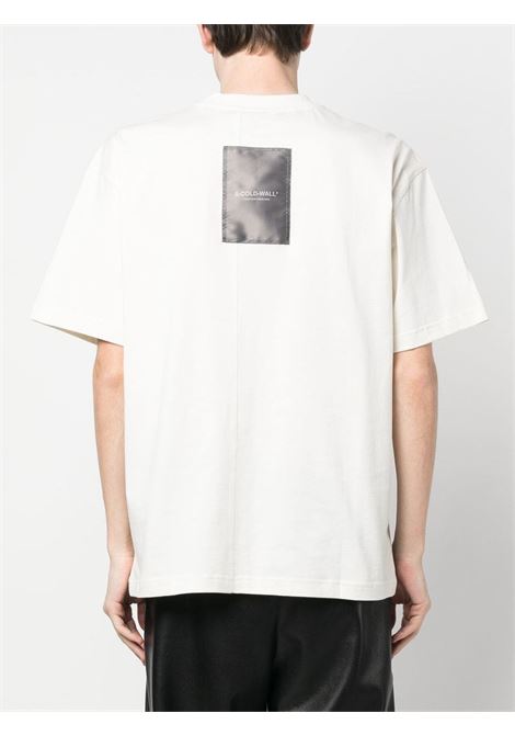 T-shirt con applicazione in bianco - uomo A-COLD-WALL* | ACWMTS117STN