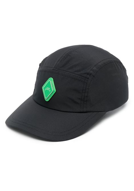 Cappello da baseball con placca logo in nero - uomo A-COLD-WALL* | ACWUA154BLK
