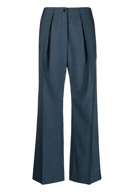 Pantaloni a gamba ampia in blu - donna ACNE STUDIOS | AK0681AAJ