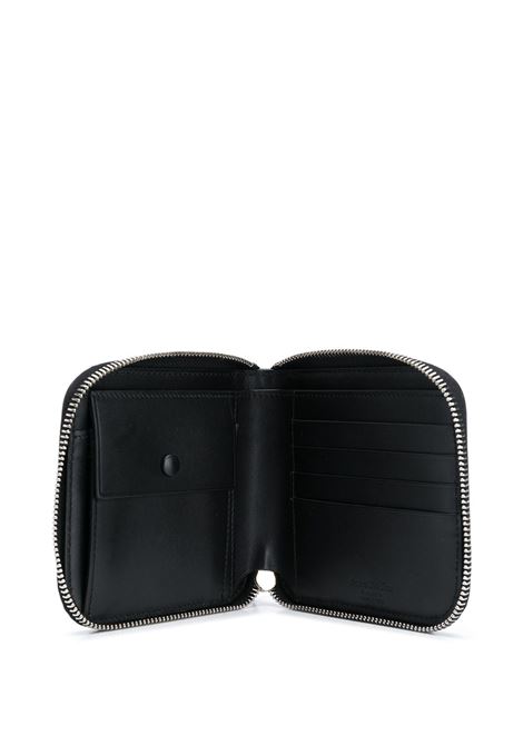 Black medium zipped bifold wallet - unisex ACNE STUDIOS | CG0106900