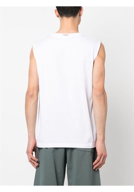 White logo-tag vest top - unisex ACNE STUDIOS | CL0199183
