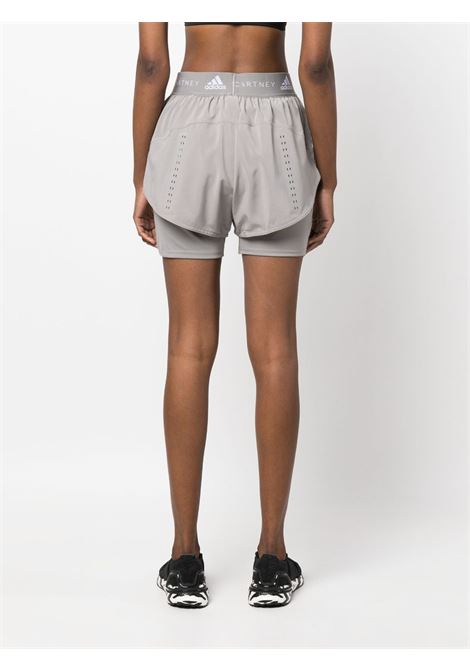 Light grey True purpose layered shorts - women ADIDAS BY STELLA MC CARTNEY | HR8217GRY