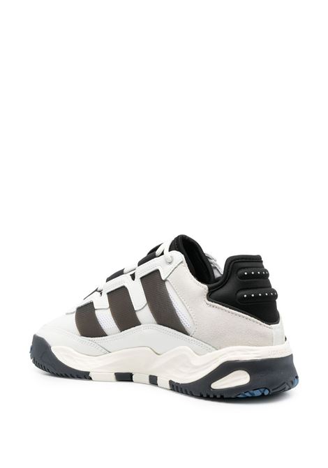 Black and white niteball panelled-design low-top sneakers - men  ADIDAS | FZ5741BLKWHT