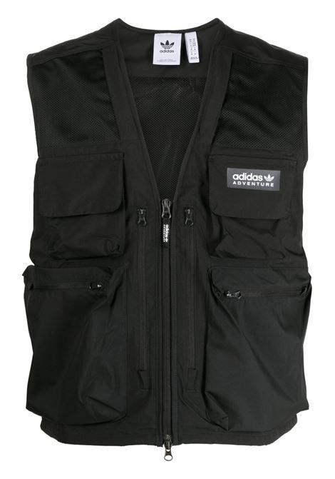 Black multi-pocket vest - men  ADIDAS | IC8485BLK