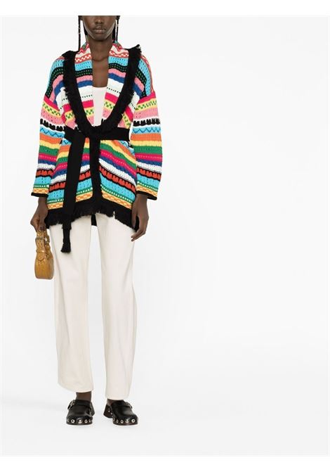 Black and multicolour Over the Horizon multicolour cardigan - women ALANUI | LWHB064S23KNI0241084