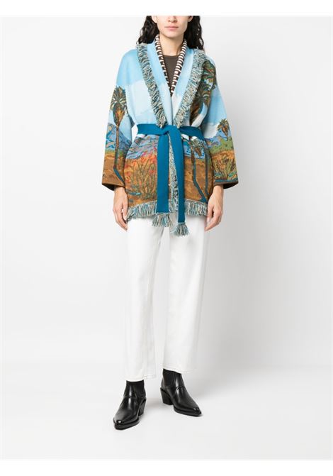 Multicolour intarsia-knit pattern cardigan - women ALANUI | LWHB064S23KNI0278484